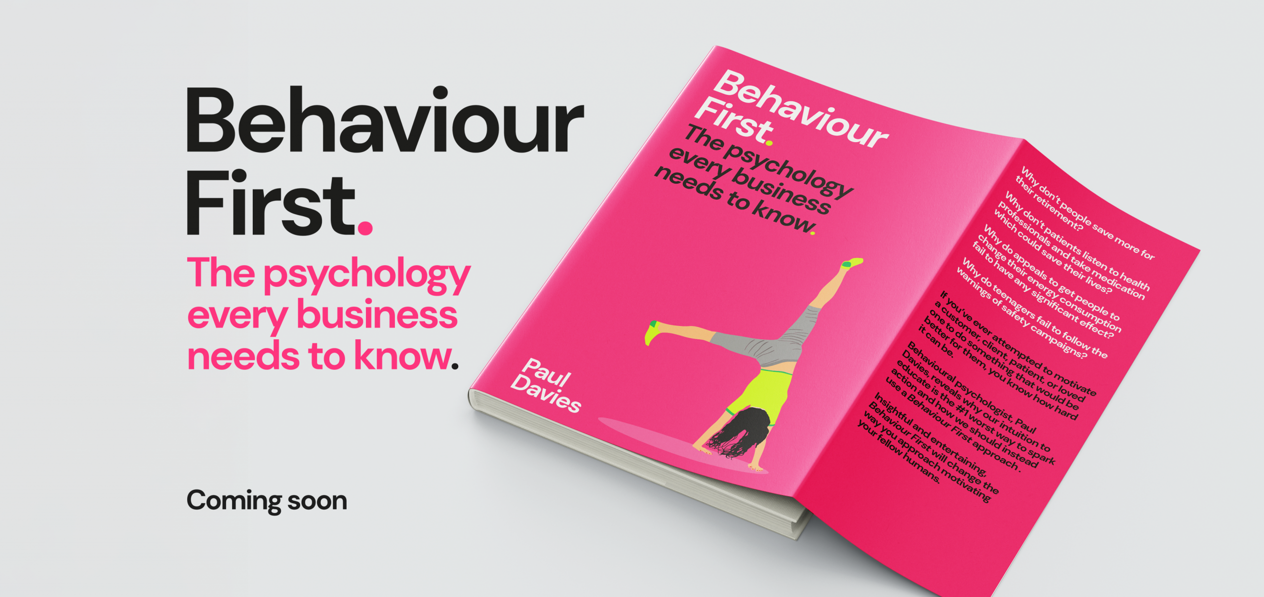 Behaviour First. The psychology every business needs to know.